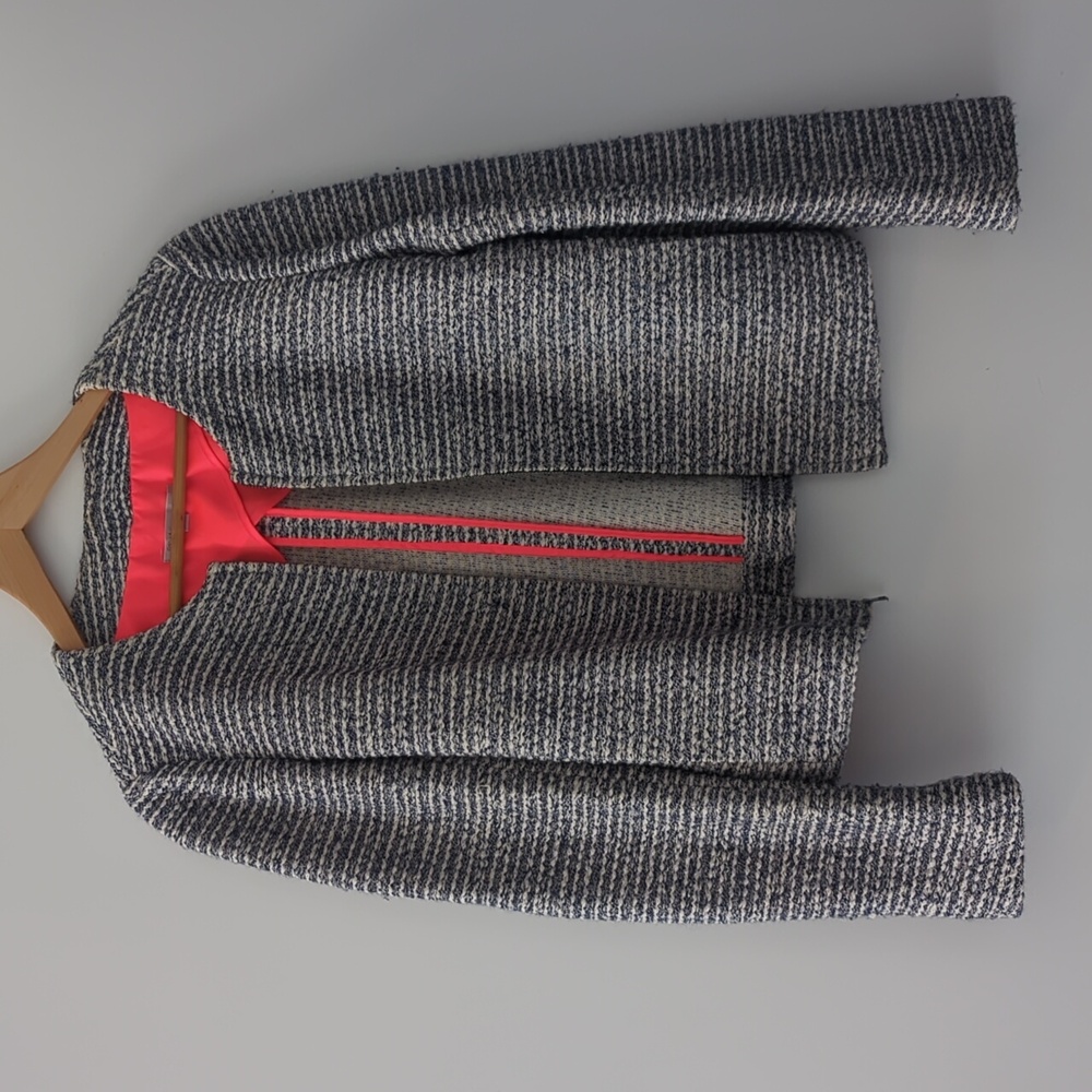 Gap jacket, blue and white tweed